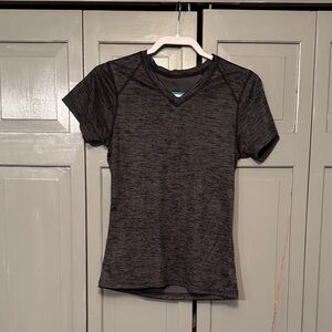 Women's Black V-Neck Top